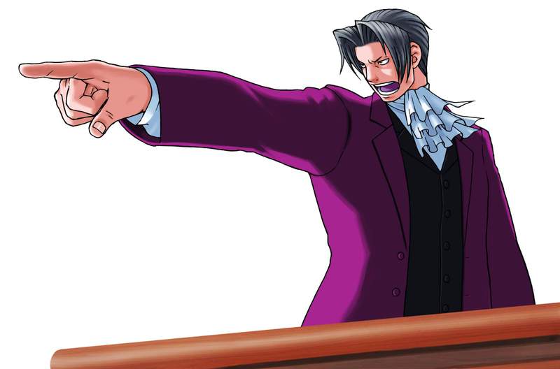 Prosecutor Miles Edgeworth in Ace Attorney