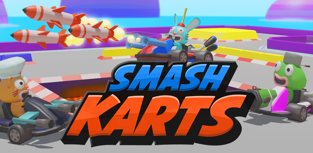 Playing Smash Karts' on poki.com 