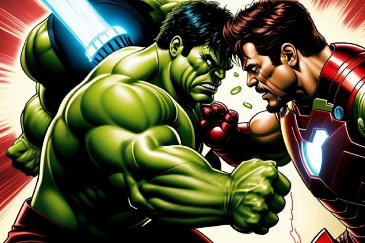 Iron Man vs. Hulk: A Battle of Technology and Rage